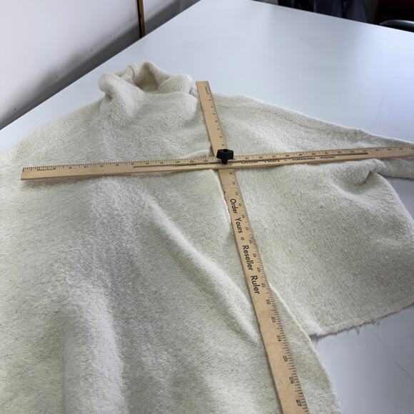 Free People Sweater Womens X Small‎ Small White Button Shawl Collar - Picture 8 of 8